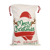 50x70CM Large Canvas Christmas Gift Bag