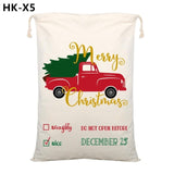 50x70CM Large Canvas Christmas Gift Bag