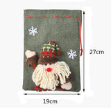50x70CM Large Canvas Christmas Gift Bag