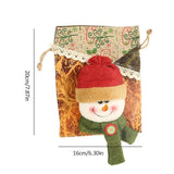 50x70CM Large Canvas Christmas Gift Bag