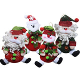 Christmas Baubles Santa Claus Snowman Bear