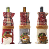 Home Santa Claus Deer Wine Bottle