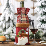 Home Santa Claus Deer Wine Bottle
