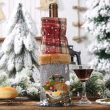 Home Santa Claus Deer Wine Bottle