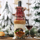 Home Santa Claus Deer Wine Bottle