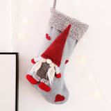Large Christmas Stockings Pendant Cloth Ornaments