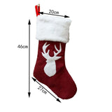 Large Christmas Stockings Pendant Cloth Ornaments