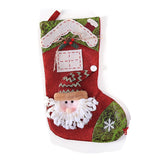 Large Christmas Stockings Pendant Cloth Ornaments