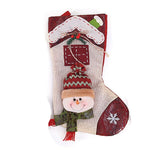 Large Christmas Stockings Pendant Cloth Ornaments