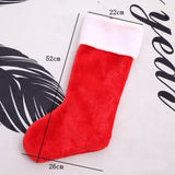 Large Christmas Stockings Pendant Cloth Ornaments