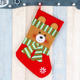 Large Christmas Stockings Pendant Cloth Ornaments
