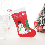 Large Christmas Stockings Pendant Cloth Ornaments