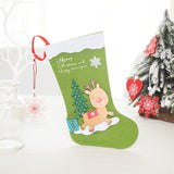 Large Christmas Stockings Pendant Cloth Ornaments