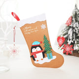 Large Christmas Stockings Pendant Cloth Ornaments