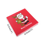 Christmas Napkin Navidad Santa Claus Tree Snowflake Paper
