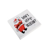 Christmas Napkin Navidad Santa Claus Tree Snowflake Paper