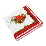 Christmas Napkin Navidad Santa Claus Tree Snowflake Paper
