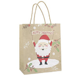Christmas Gift Bags Santa Kraft